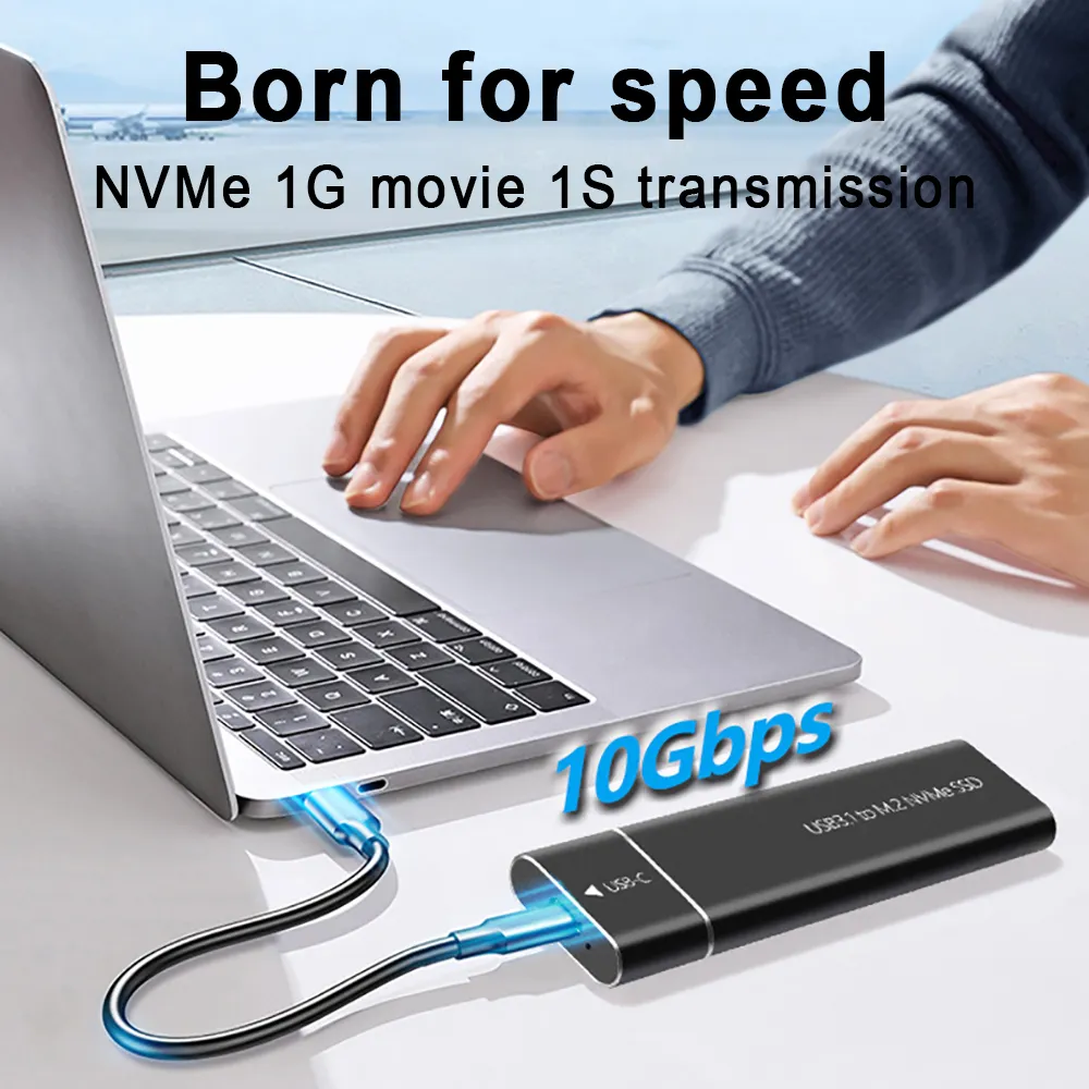 M2 NVMe SSD Enclosure USB 3.1 10Gbps External... From Ddmyday, $24.11 ...