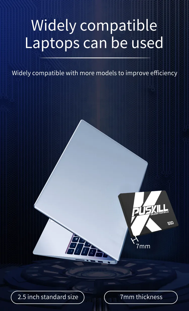 High-Speed PUSKILL SATA3 SSD: Internal Hard Drive for