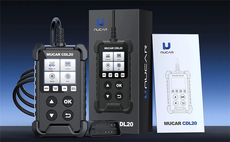 MUCAR OBD2 Scanner & Code Reader Automotive Scan Tool for OBDII Cars ...