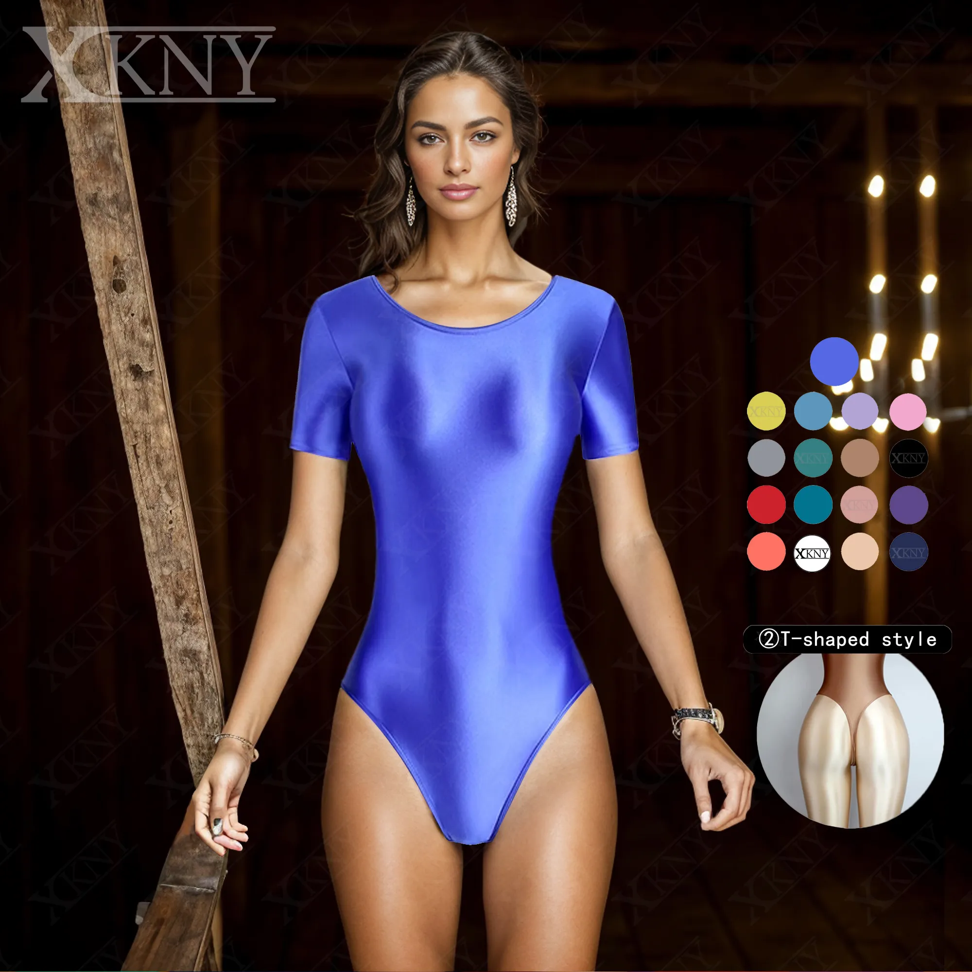 *韓国*Glossy Punching One-piece Swimsuit M-XL 韓国*Glossy Punching One-piece Swimsuit M-XL XCKNY Glossy