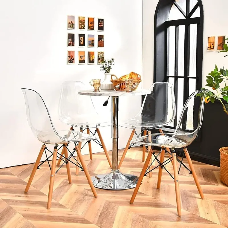 Transparent kitchen chairs shop