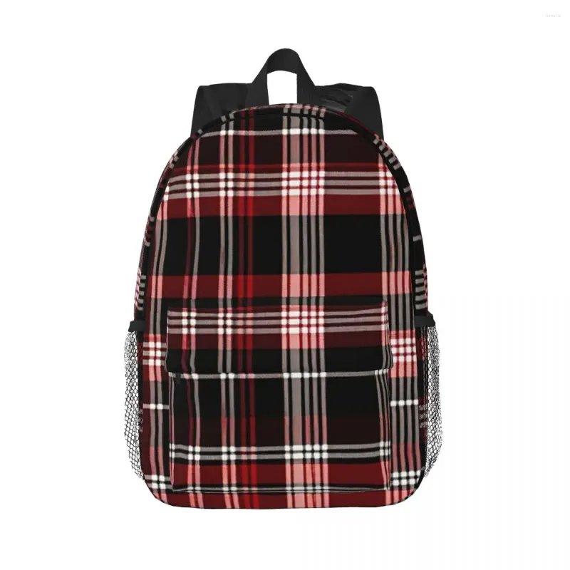 Tartan Plaid Student Backpack: Large Capacity School Bag for Teenagers  Shop Now!