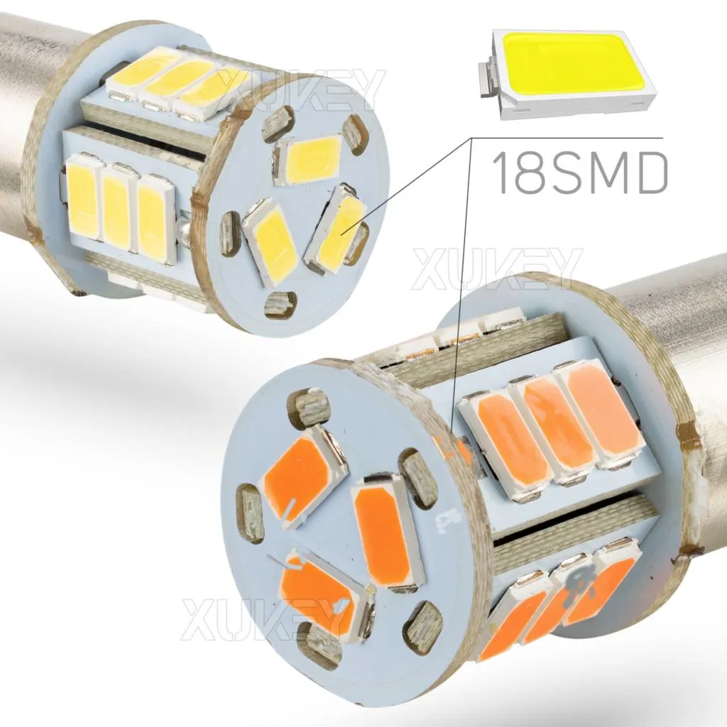 thumbnail image 2 of 2x 24v LED BA15s Bulbs – 246 / R10W Replacement For Truck Number Plate & Interior Lights (White) 2 of 6