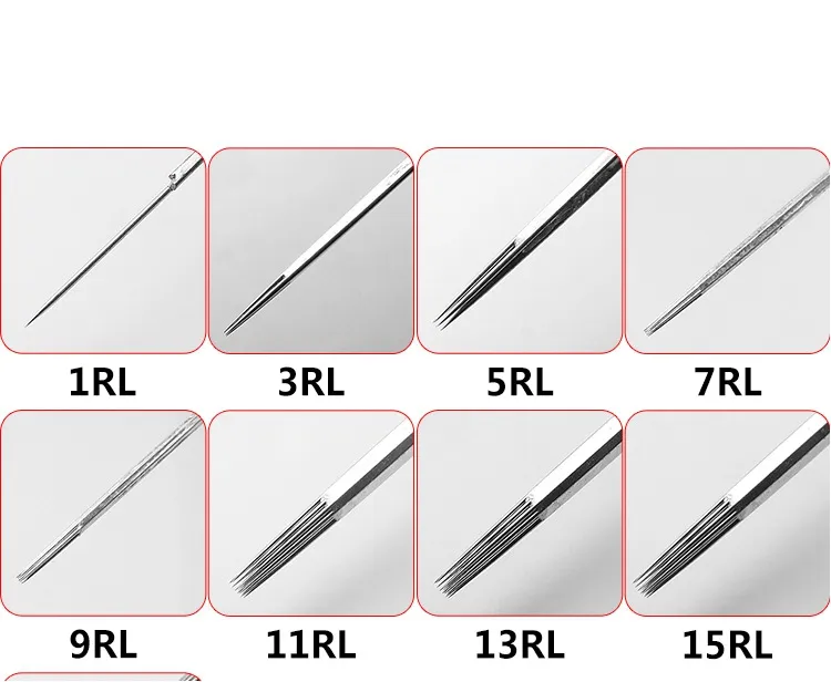 Tatmate Sterilized Disposable Tattoo Cartridge Needles – 10 Packs (RL/RS/CM/M1)