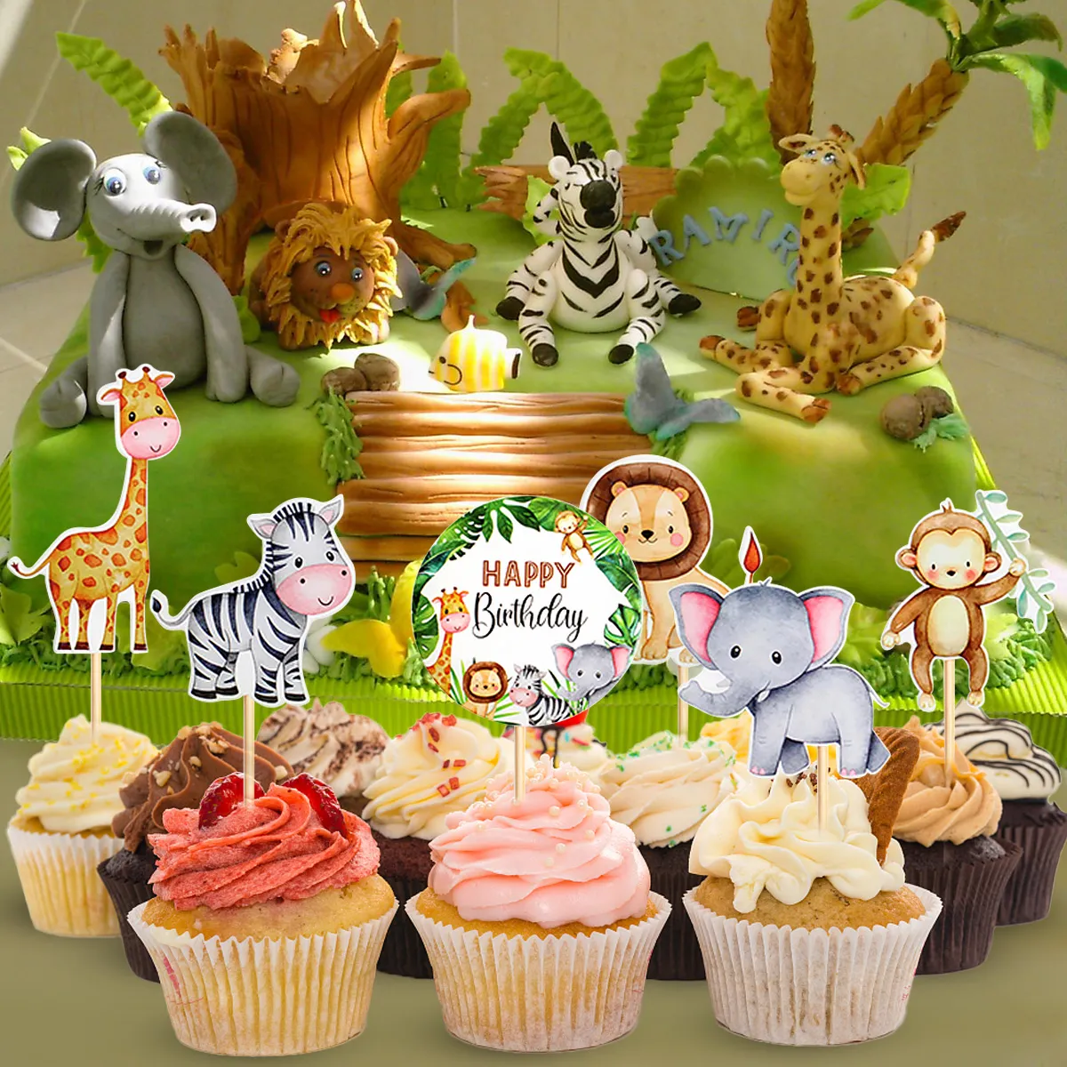 Décoration Gâteau Animaux Jungle JeVenis - Topper Koala Et Boules - Pour Anniversaire Enfant - Décoration Cupcake Et Cake Décoration Gâteau Animaux Jungle JeVenis - Topper Koala Et Boules - Pour Anniversaire Enfant - Décoration Cupcake Et Cake