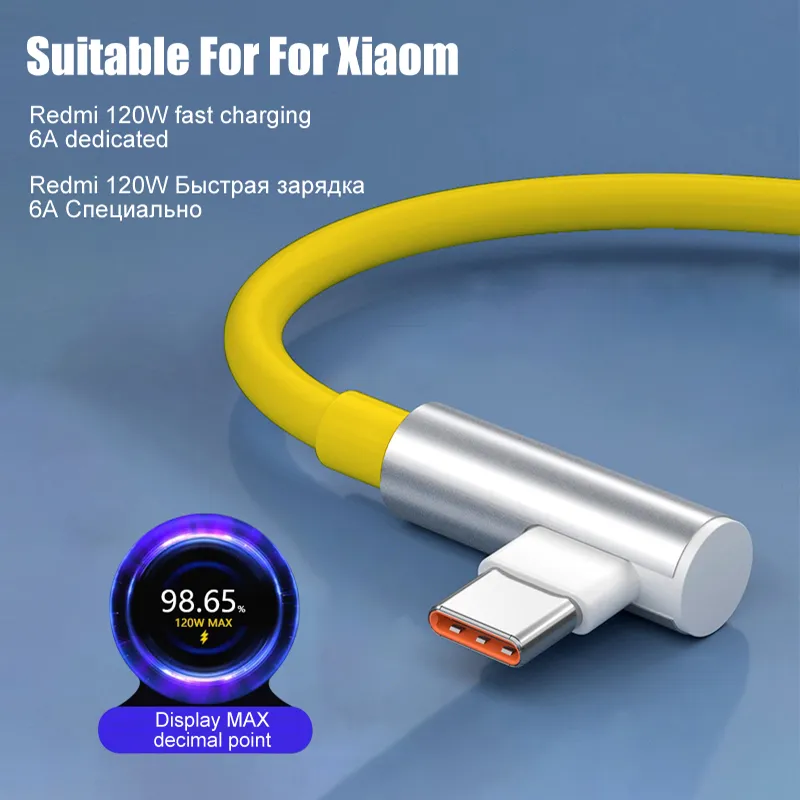 Xiaomi 120W Fast Charger USB-C Power Adapter & Cable Set – Works With Redmi Note 11/12 Pro, Mi 13 & More!