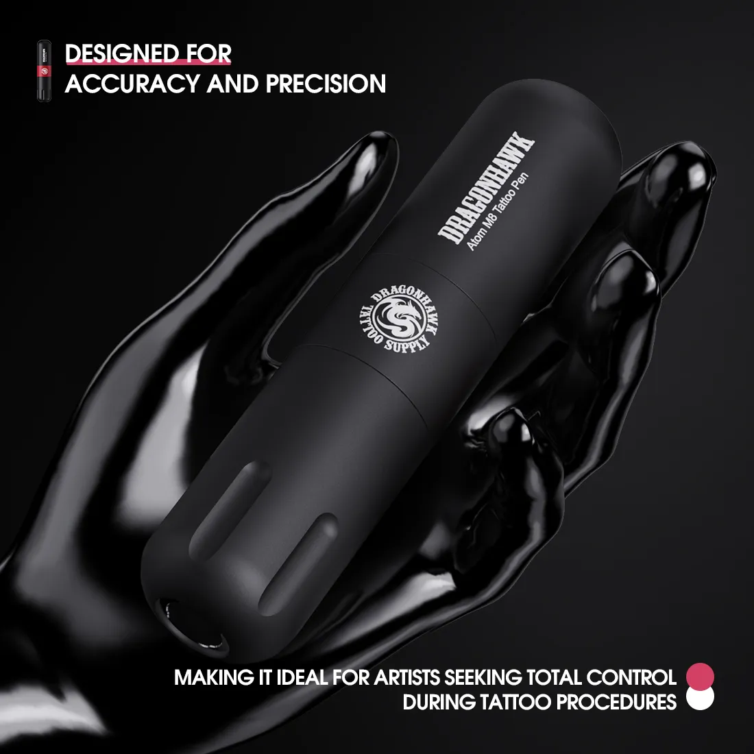 Dragonhawk M8 Tattoo Rotary Pen Machine Professional Tattoo Supply