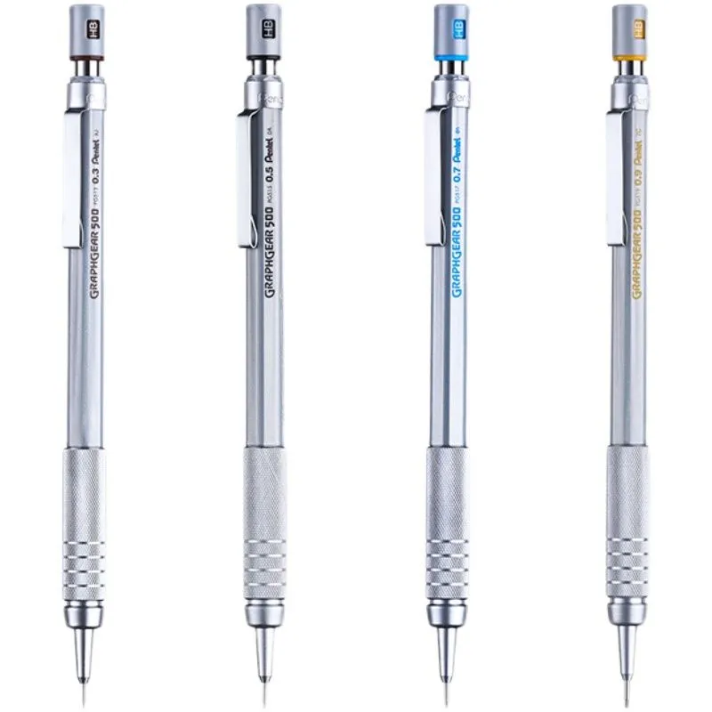 Pentel Graphgear 500 Mechanical Drafting Pencils – 0.5, 0.7, 0.9mm Lead, Erasers, Japan - View #3