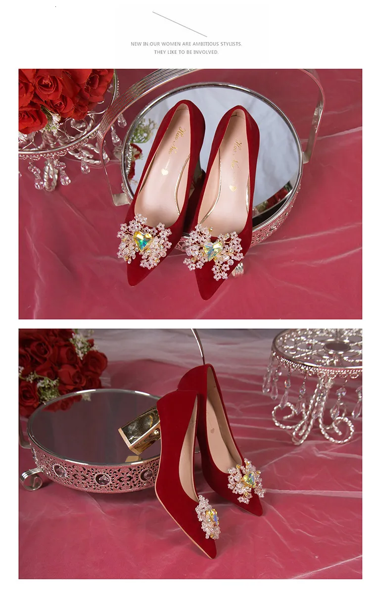 Bulk Bride Shoes Red Slim High Heels For Women Lightweight Summer Wedding  Shoes Comfortable Toast And Chinese Style Xiuhe Clothing From Ddmymarket,  $31.09 | DHgate.Com, image size:750x1217
