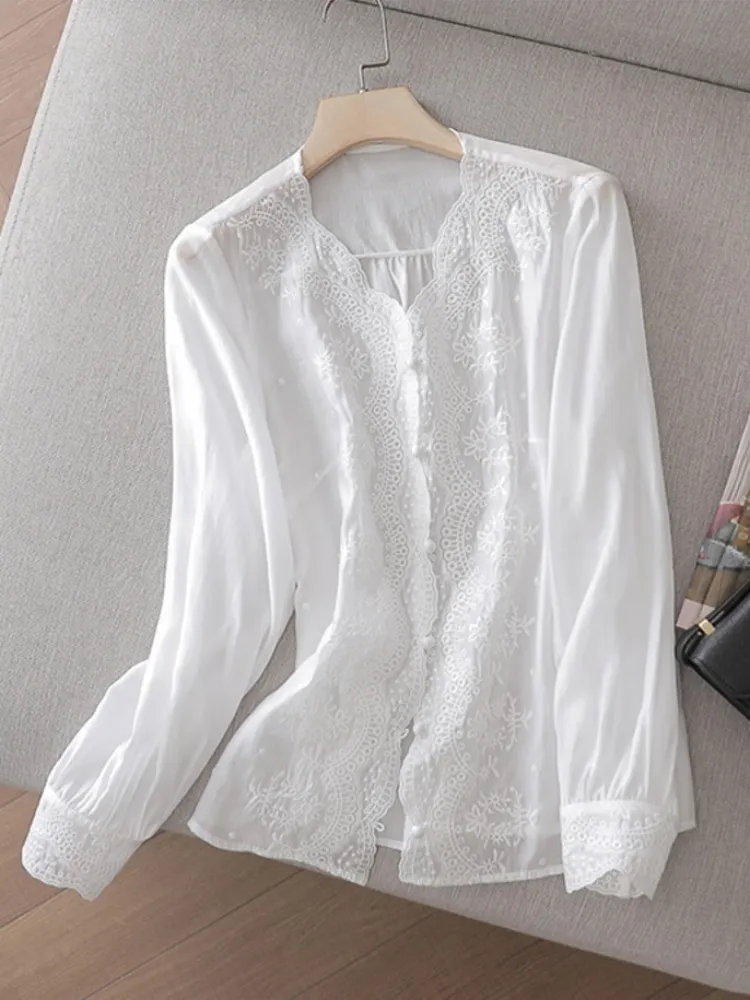 Casual Women New Linen Loose V-neck Tops 3661 Casual Women New Linen Loose V-neck Tops 3661