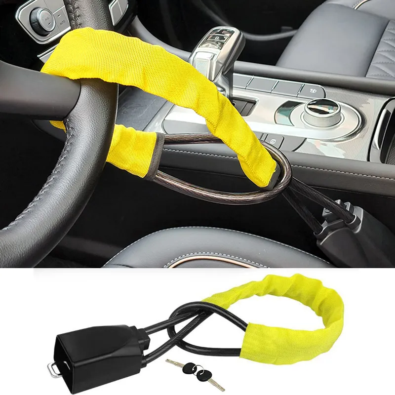 Amorin Leather Car Steering Wheel Lock Anti Theft Martinique - View #8