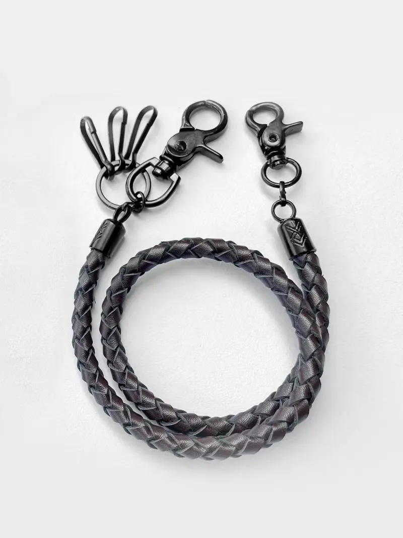 【VINTAGE】leather rope wallet chain 90s Unforgettable Fashion: Chain Wallets : The Retro Network