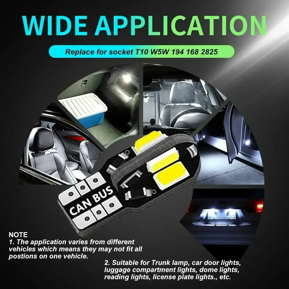 DHgate.com:10x T10 Canbus LED Lights 5730 Chipsets, Car Interior Dome ...