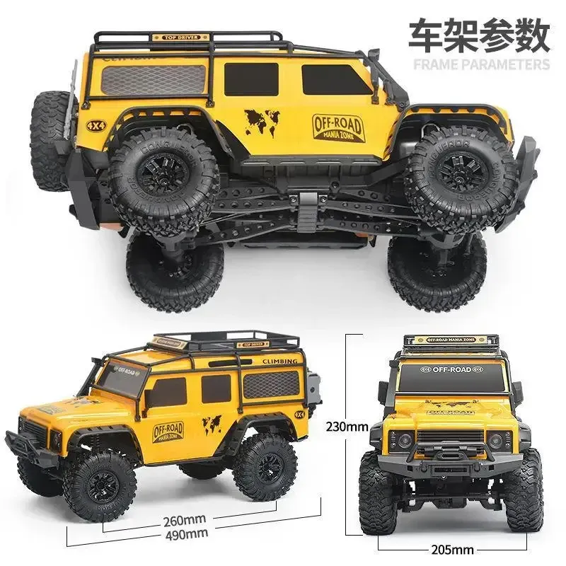 New Zp1005 RC Car 1/10 Scale Four-wheel Drive Off-road Climbing