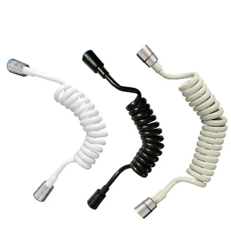 ABS Flexible Telescopic Shower Hose Spring Replacement - Extendable Hose For Handheld Shower Or Bidet Sprayer