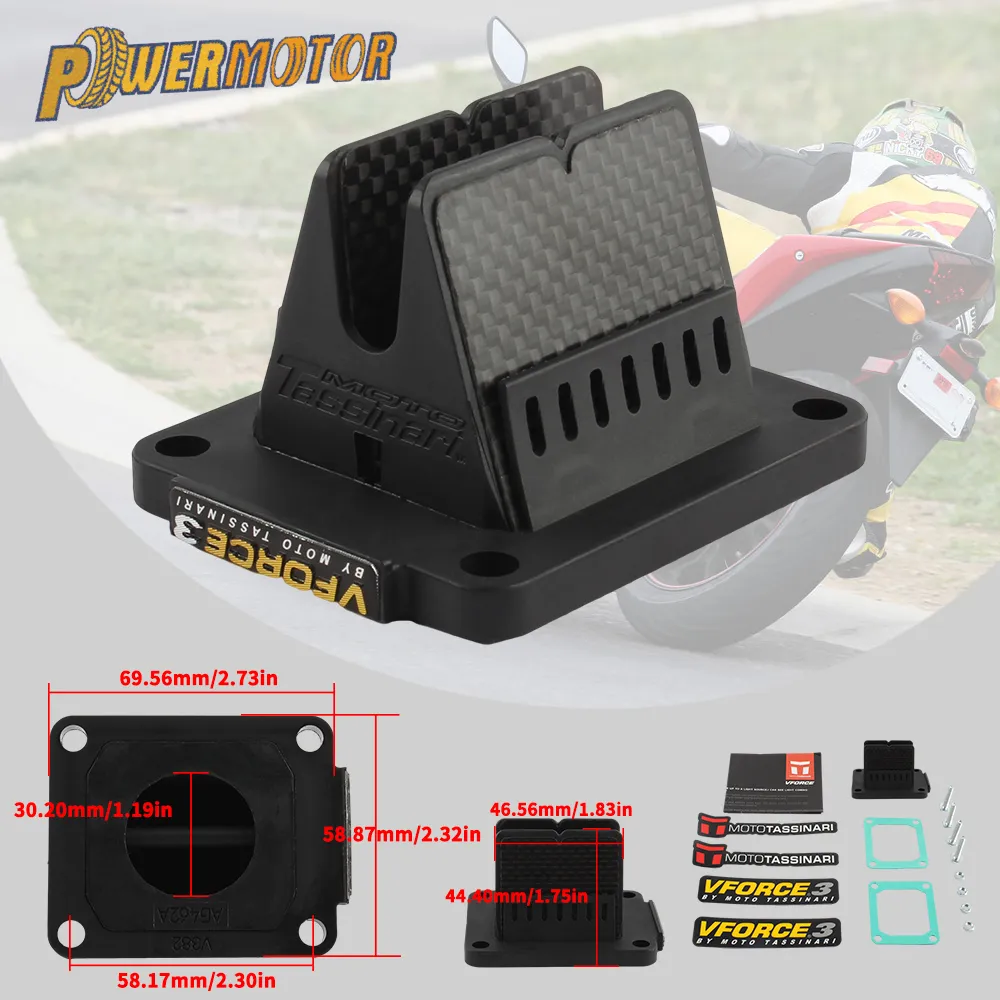 VForce3 Petal Kit - Compatible With Ski-Doo, Polaris & Kawasaki Snowmobiles & ATVs