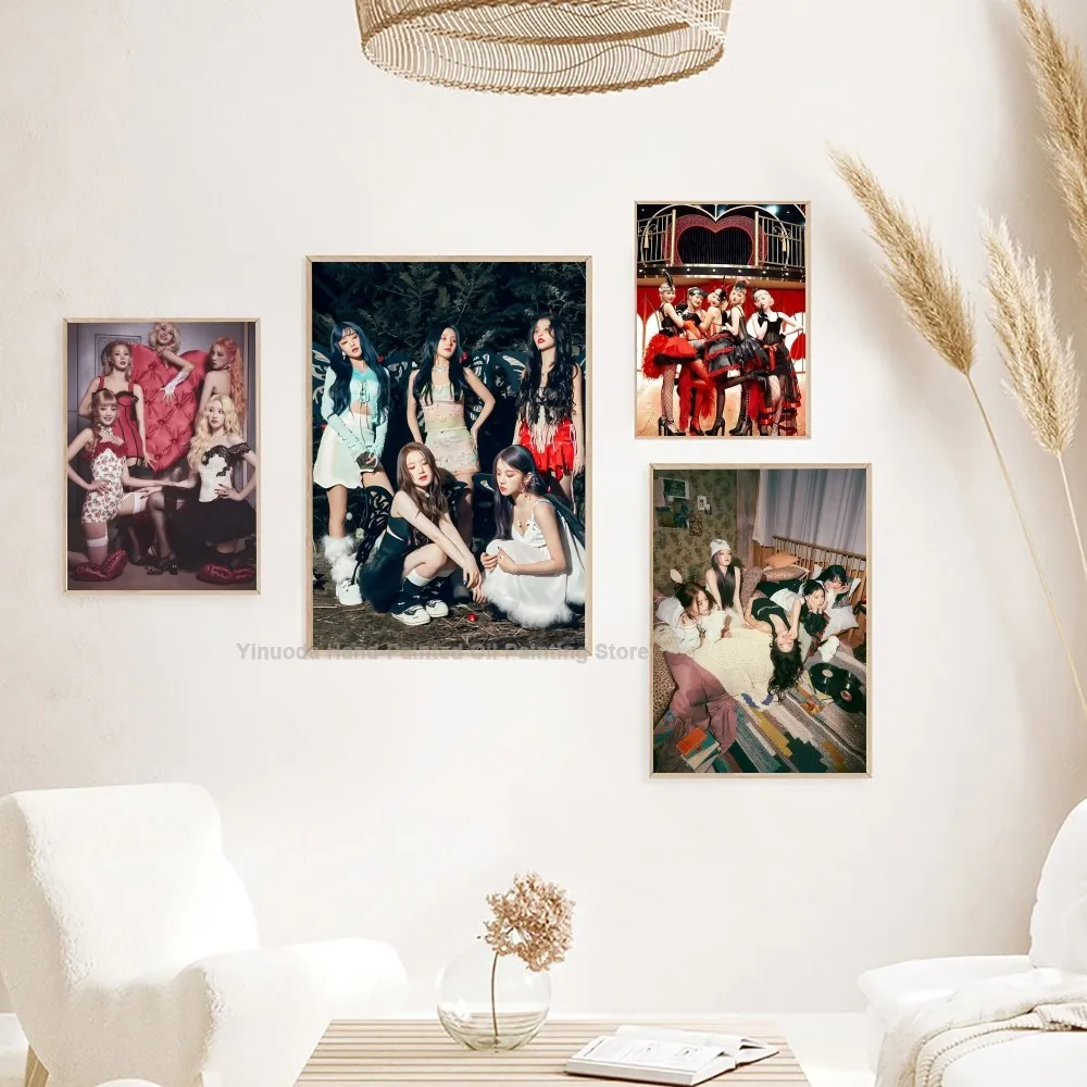 DHgate.com:(G)I-DLE Kpop Idol Poster, 1pc Wall Art Print for Home ...