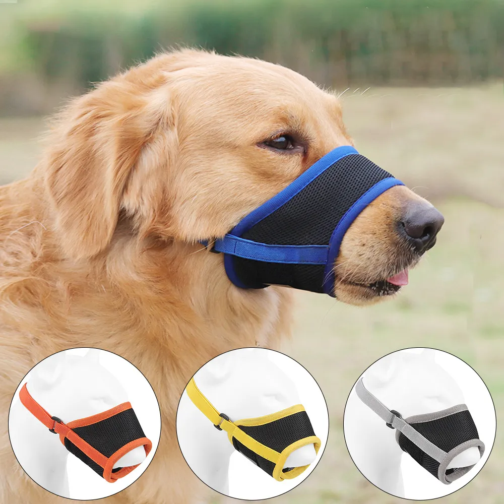 Muzzle Puppy And Large Dog Anti Barking Adjustable Anti Biting
