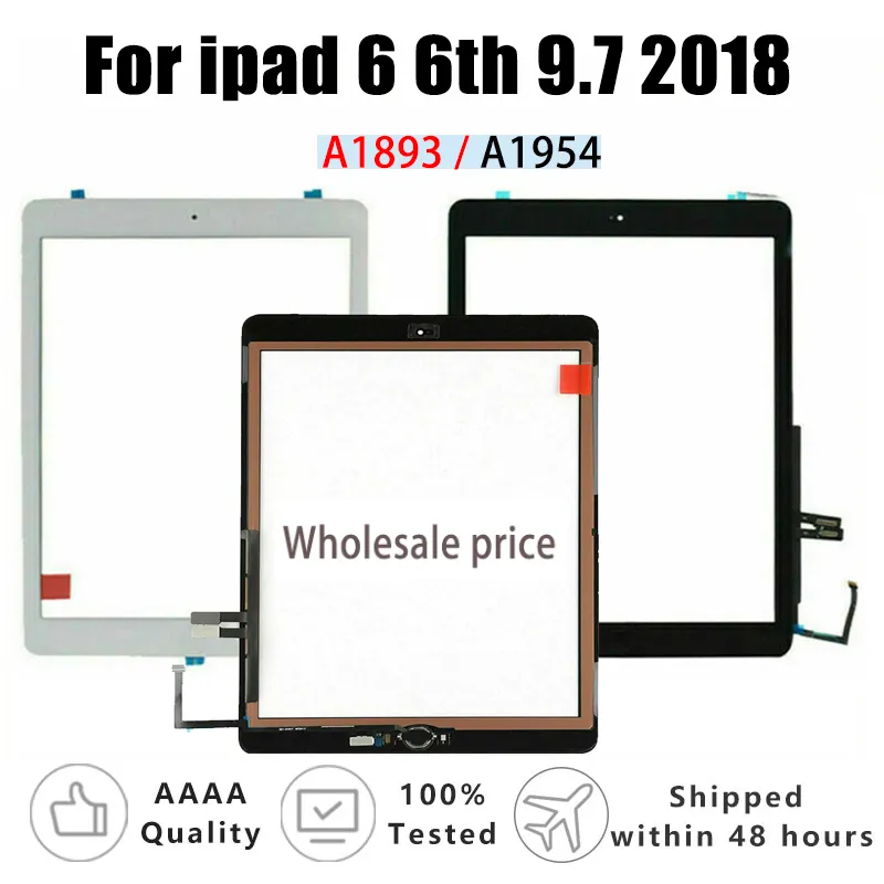 IPad 2024 LCD Outer Touch Screen Digitizer A1954 A1893 Front