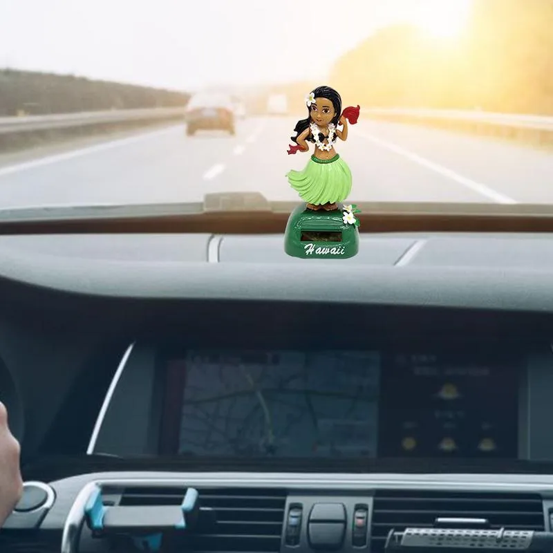 Ballerina Hawaiana Solare Per Cruscotto Auto – Decorazione Oscillante, In ABS, Senza Batterie, Divertente Regalo Per Auto, Ufficio E Casa