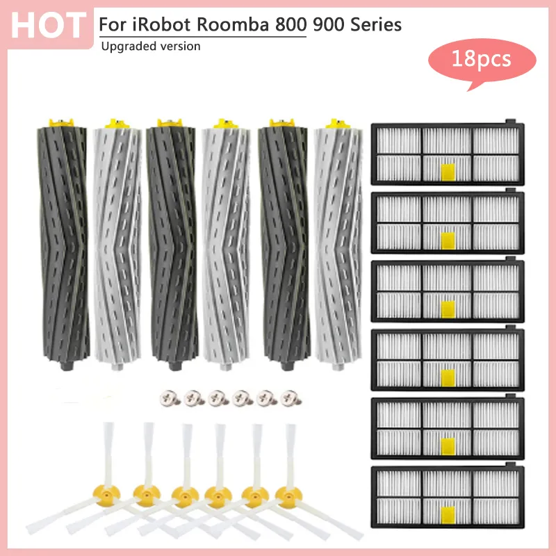 Kit 9 Filtres HEPA Compatibles Roomba 800 Et 900 - Pièces De Rechange Pour Roomba 860, 880, 960, 980… - Entretien Aspirateur Robot - 4
