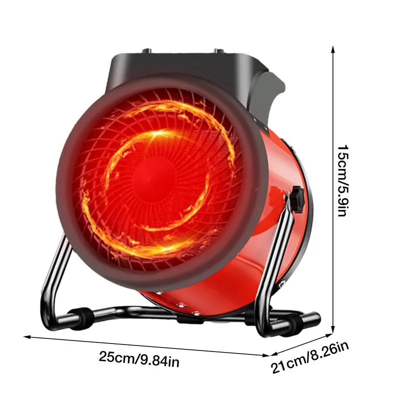 Energy Efficient Portable Heaters, 2000W Portable Fan Heaters For