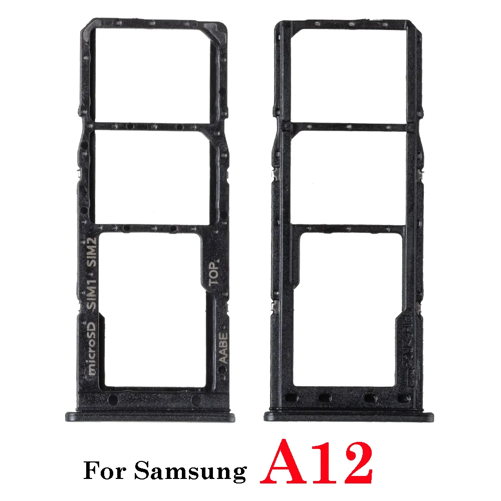 SIM Card Slot Tray For Samsung A12, A51, A71: Dual Micro SD Card