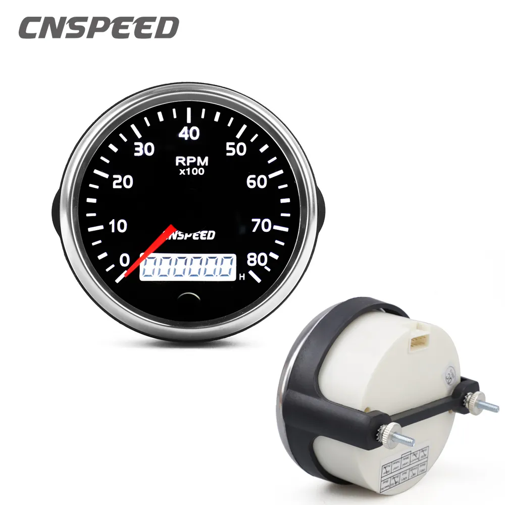 Instrument Rprmn CNSPEED 85mm Metal ABS RPM Gauge Tachometer 0 8000... From Ddmydec ...