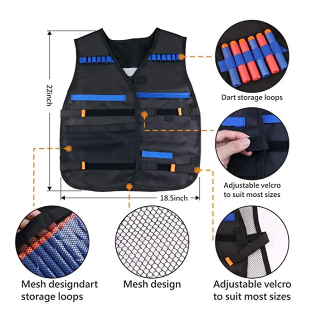 Kids Vest Suit For Nerf Guns Breathable Tactical Vest Kit Accessories From Homepro4 12.11 DHgate.Com