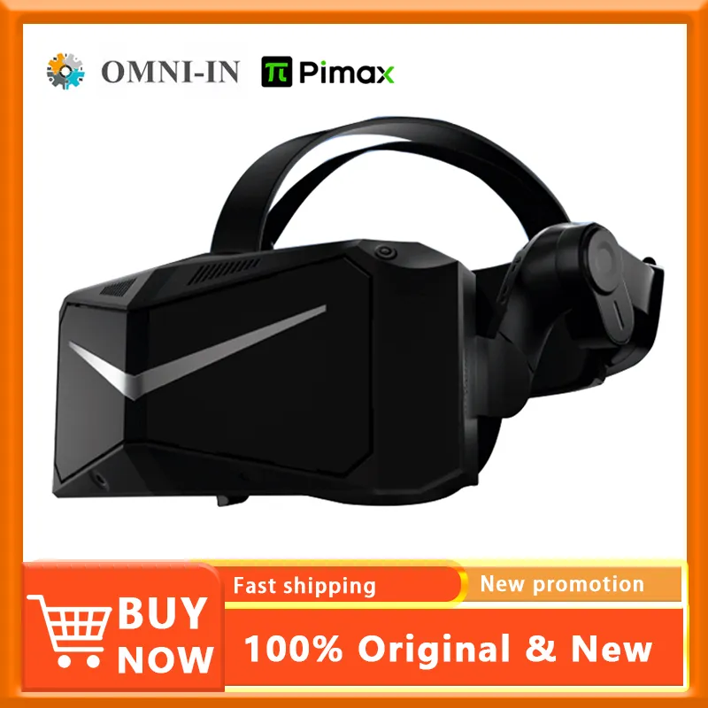 Pimax Crystal VR Headset: 12K QLED Display, All-in-One, 6DoF, Eye Tracking, Virtual Reality Metaverse, Steam VR Pimax Crystal VR Headset: 12K QLED Display, All-in-One, 6DoF, Eye Tracking, Virtual Reality Metaverse, Steam VR