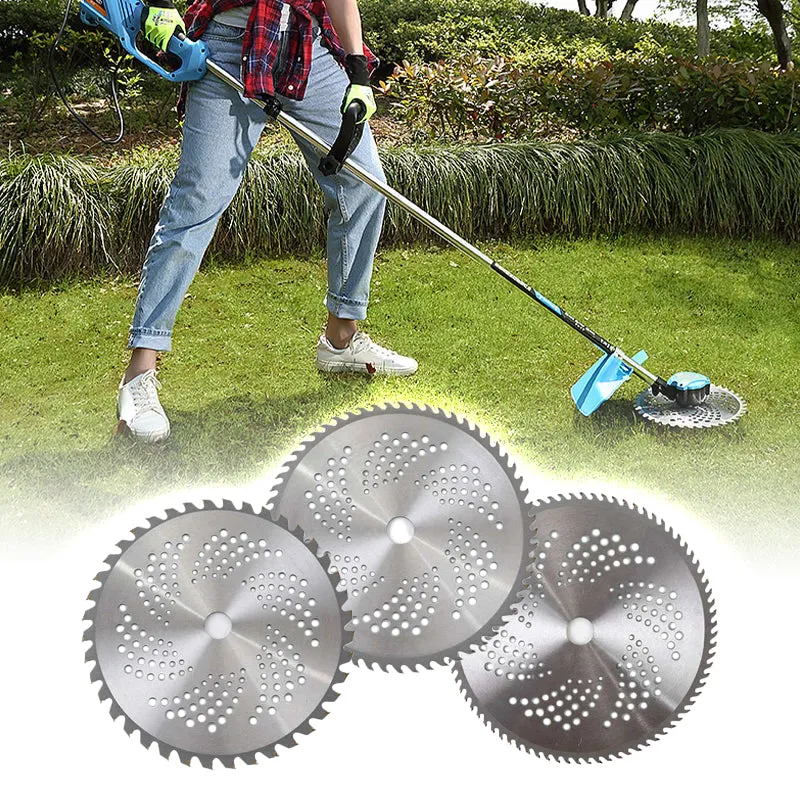 Grass Trimmer Blades: Alloy Brush Cutter Disc For Lawn Mower 40T