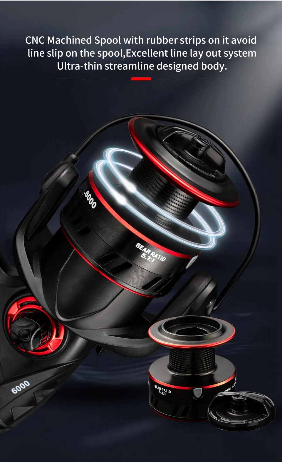 Spinning Fishing Reels 5000 6000 Size Double Brake... From Ddmyfeb, $38.17 | DHgate.Com Spinning Fishing Reels 5000 6000 Size Double Brake... From Ddmyfeb, $38.17 | DHgate.Com