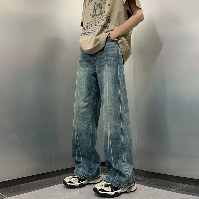 【dydoshop】24fw HeavenSent Loose jeans DHgate.com:2024 Mens Demin Jean Loose Pants: Relaxed Fit