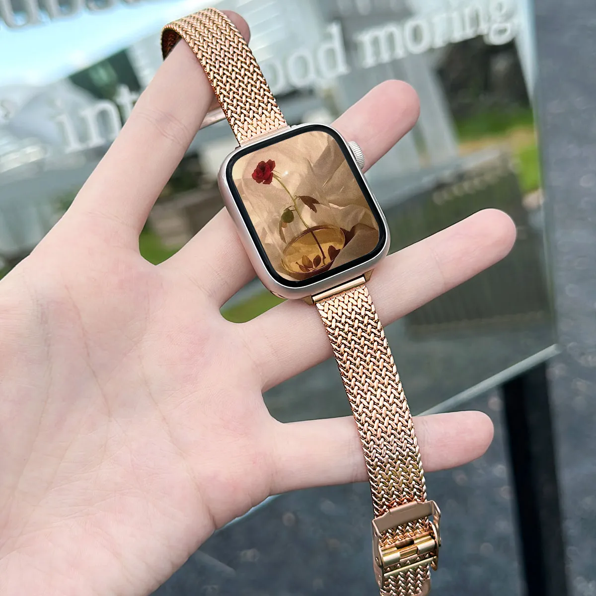 Gold Stainless Steel Apple Watch Series 40mm New APPLE WATCH 