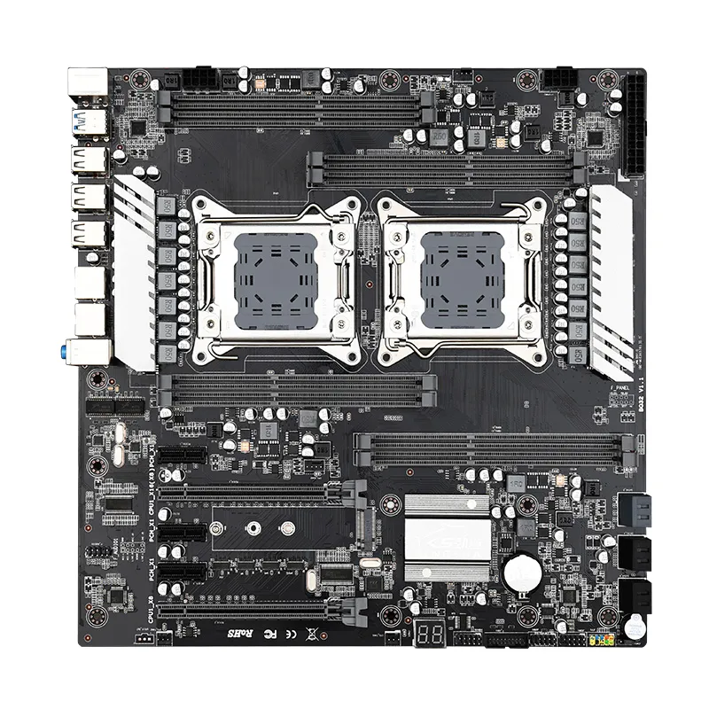 JINGSHA X79 Dual S8 amd motherboard CPU with Intel Xone E5-2650 V2 