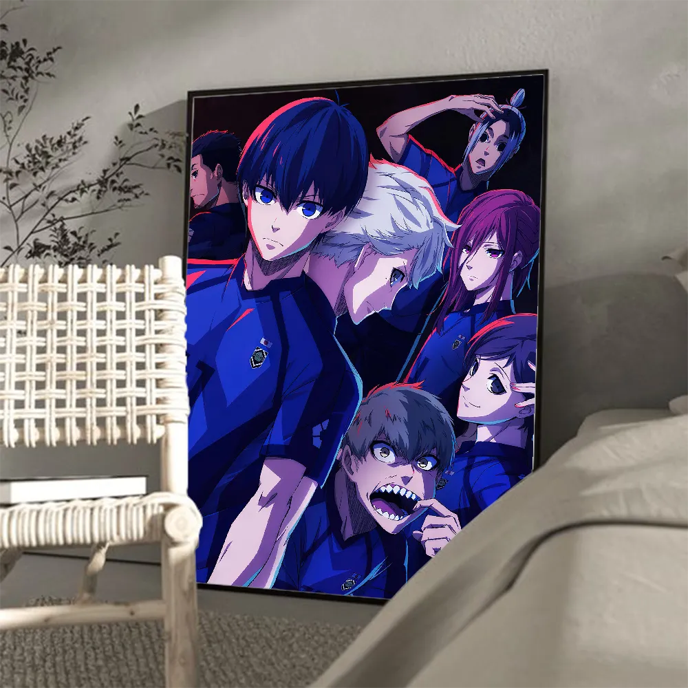 Poster Su Tela Blue Lock 30x45 Cm – Quadro Decorativo Anime Per Camera Da Letto, Ragazzi E Ragazze
