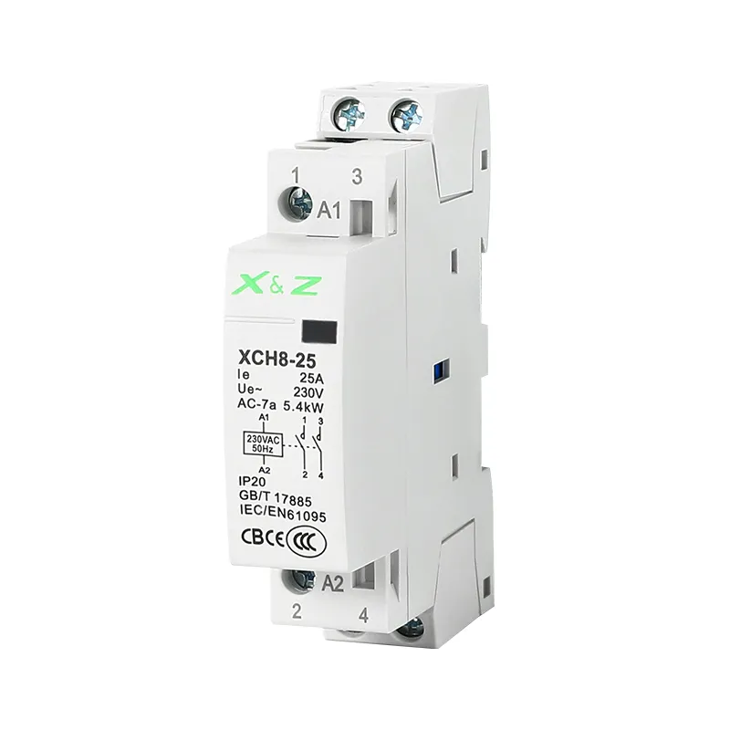 CT1-25 2P 25A 220V/230V 50/60HZ Din Rail ménage contacteur modulaire 2NO/2NC/NONC | Meilleur CT1-25 2P 25A 220V/230V 50/60HZ Din Rail ménage contacteur modulaire 2NO/2NC/NONC | Meilleur