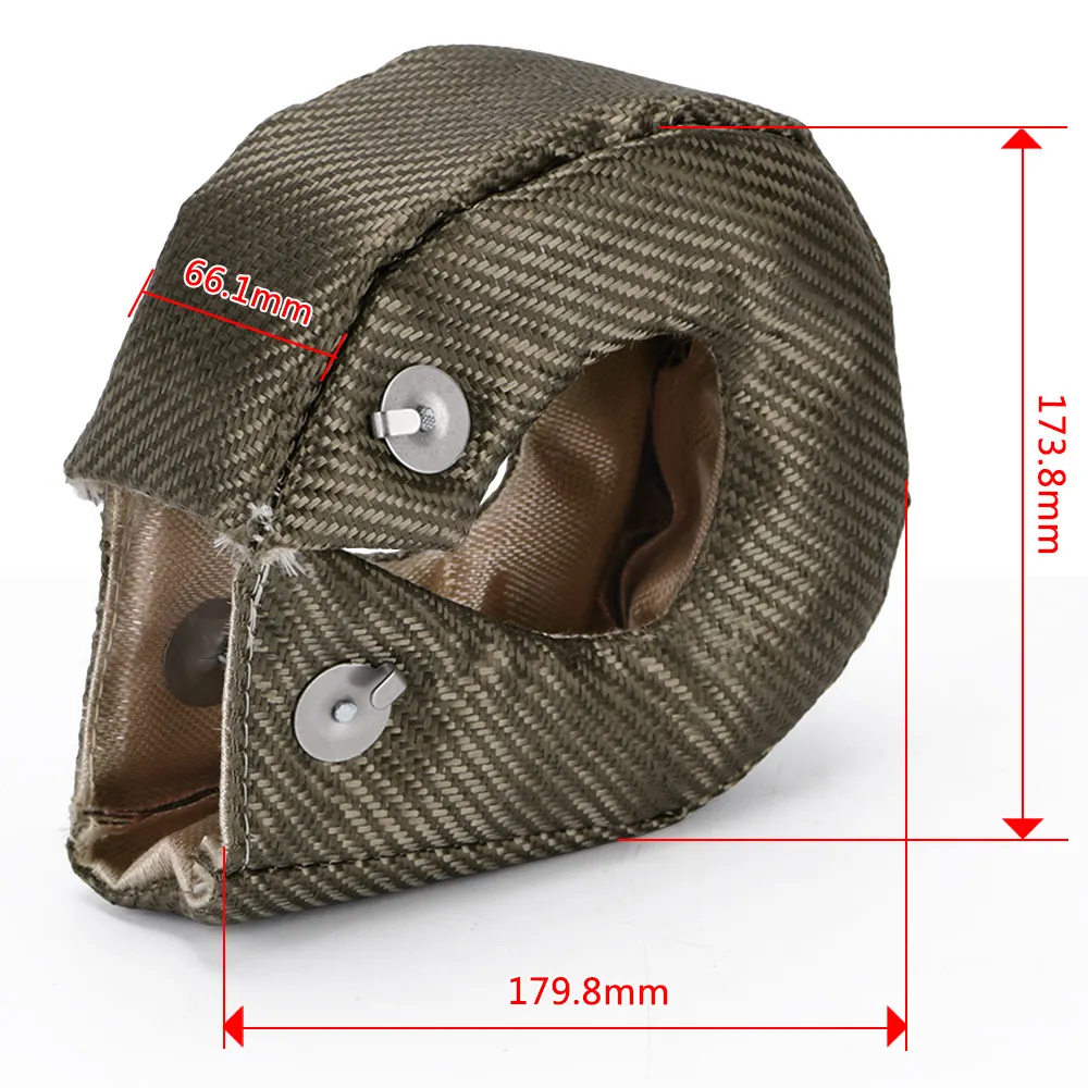 Carbon Fiber T3 Turbo Blanket - Heat Shield For T25 T28 GT25 GT28 GT30 GT35 Turbochargers