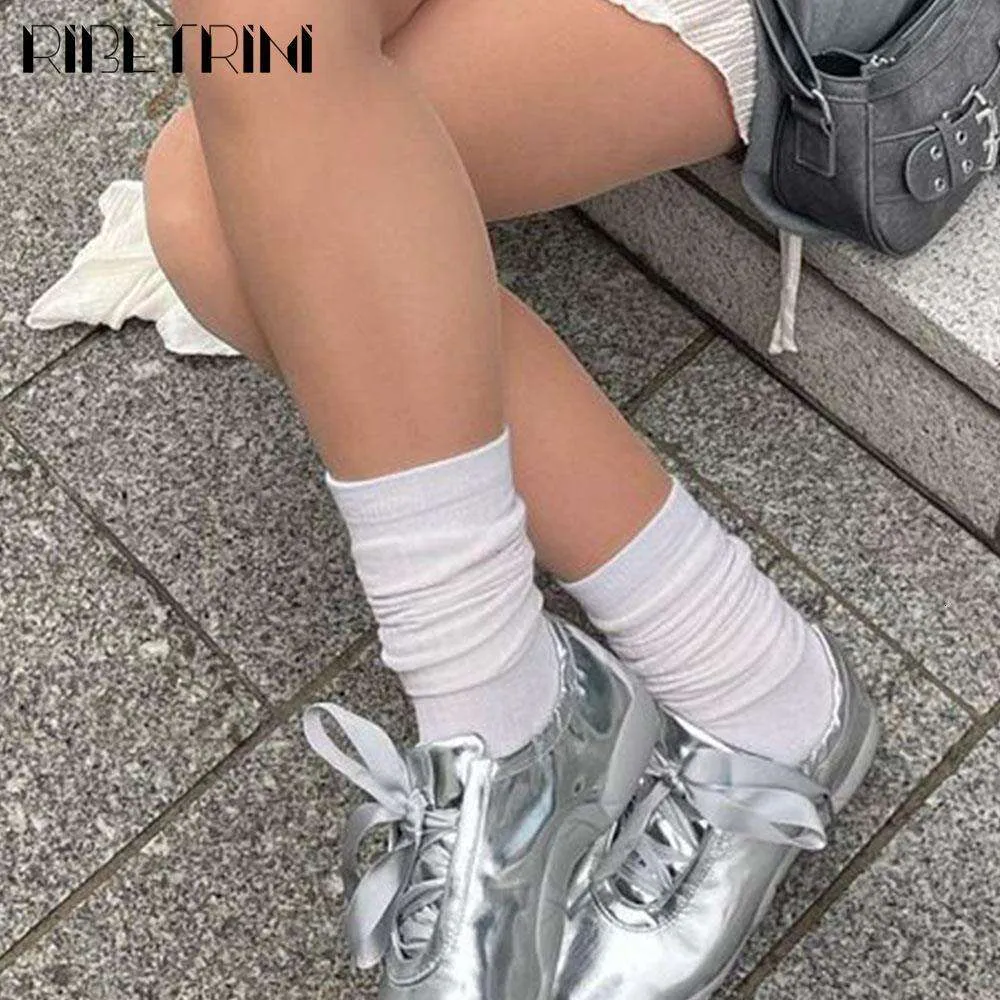 Metallic silver lace-up low heel pumps women round toe casual flats shoes  from Dhgate Casual Shoes - price 41.76, image size:1000x1000