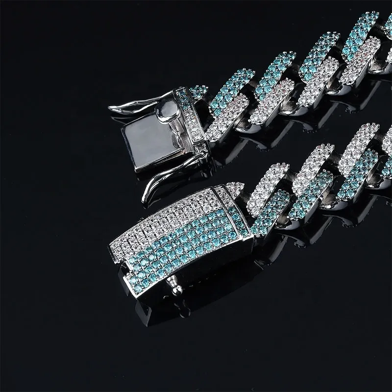 glitter Iced Out Chain Necklace 【14mm 】 Sba0c712043454ec584f81b3242142