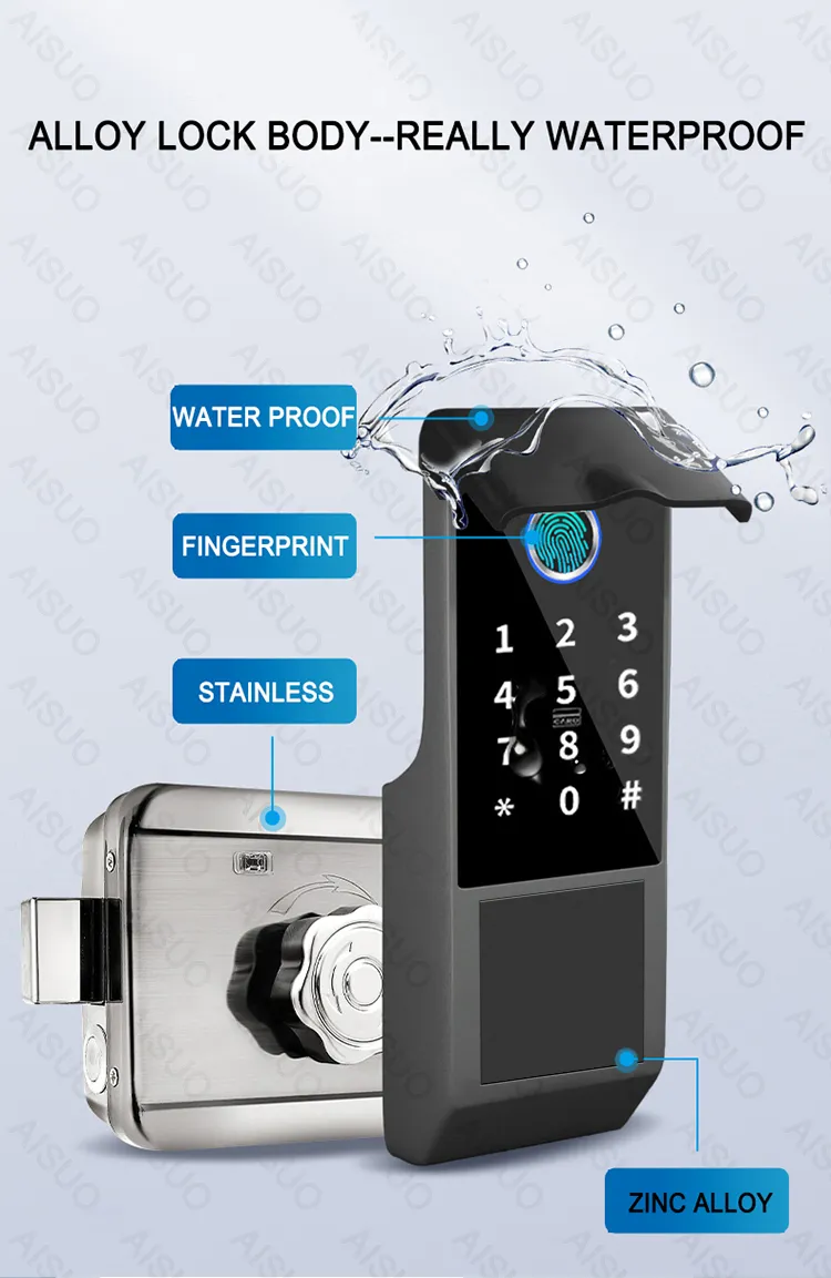 Xenocam Waterdicht Outdoor Poort Smart Randdeurslot WiFi Xenocam Waterdicht Outdoor Poort Smart Randdeurslot WiFi