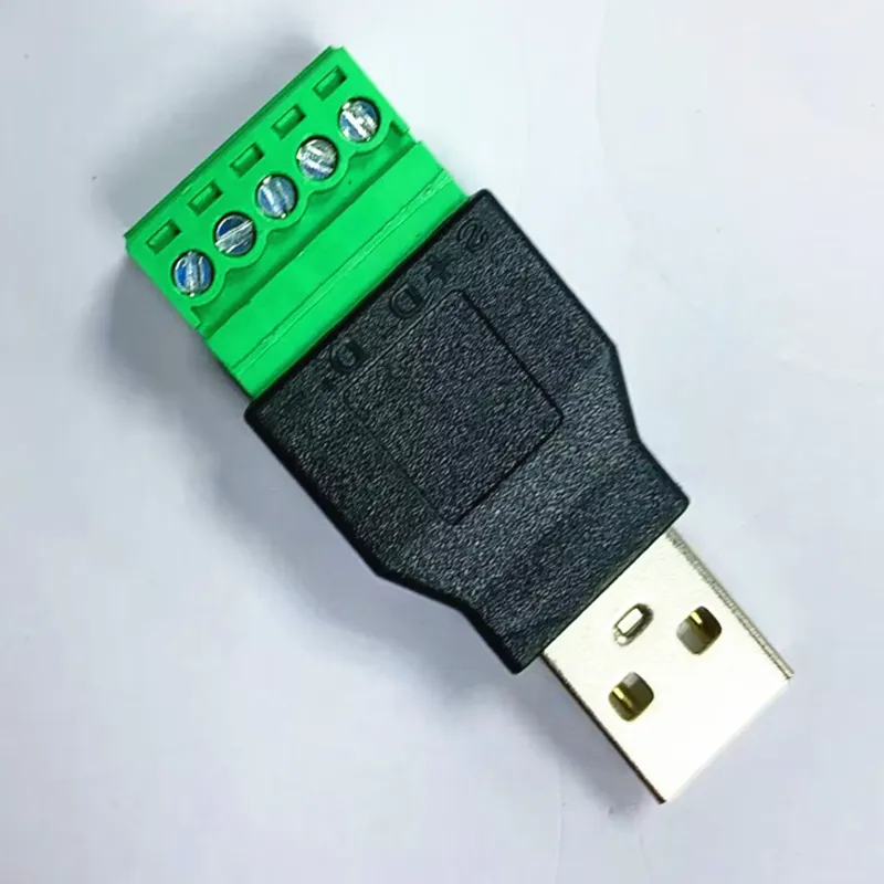 DHgate.com:5 Pin Screw Terminal USB Jack, USB 2.0 Type A Male/Female to ...