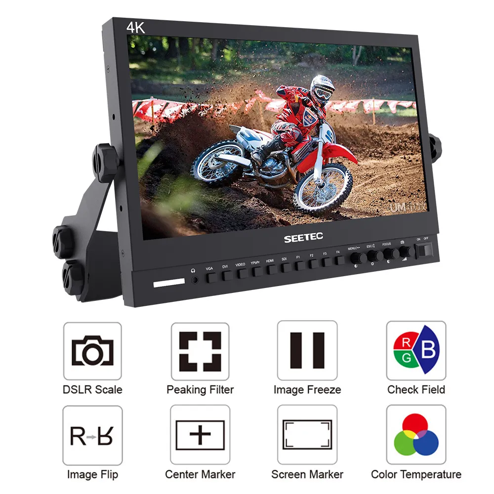 SEETEC P133-9HSD 13.3" Aluminum Pro Broadcast 4K portable  