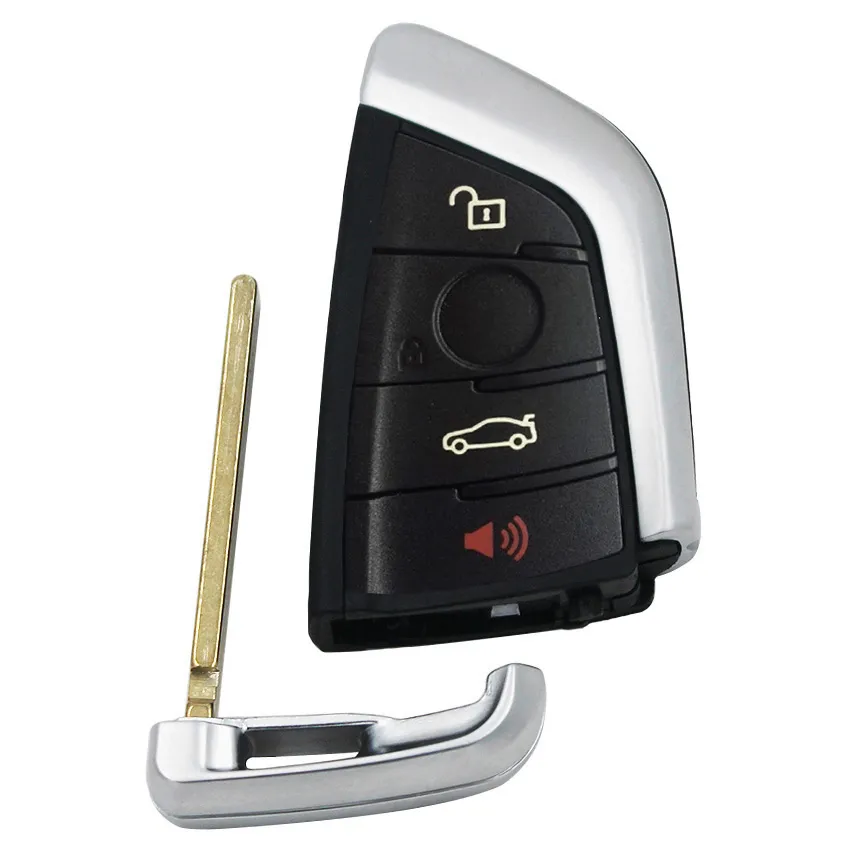 BMW Remote Key Case Cover – Fits 3 4 5 6 7 Series, X3 X5 X6 Z4 X-DRIVE – White