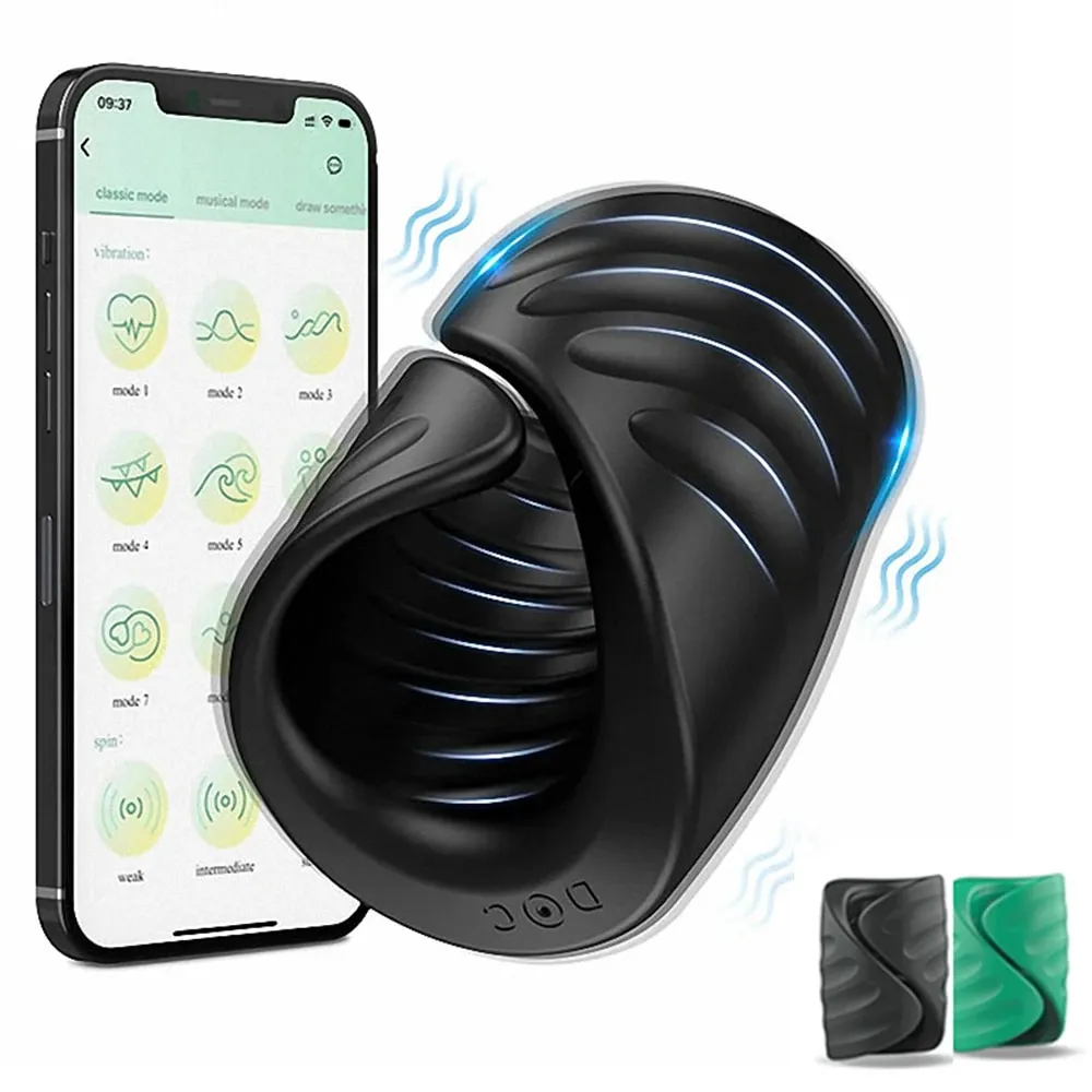 APP-Controlled Male male glans trainer with Delay... APP-Controlled Male male glans trainer with Delay...