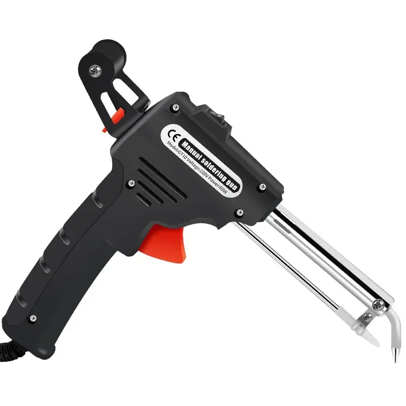Internally Heated Laser Welding Tool – Multi-Function Soldering Iron Set, 60W 480°C Portable Handheld Welder For Metal (5-Piece Set, Black)