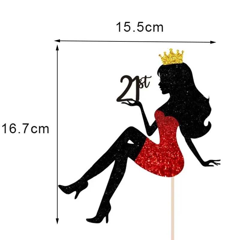 High Heels Lady Girl Cake Topper Paperboard Birthday Cupcake Decorations  for 18th to 90th Birthday from Dhgate Other Event & Party Supplies - price  19.07