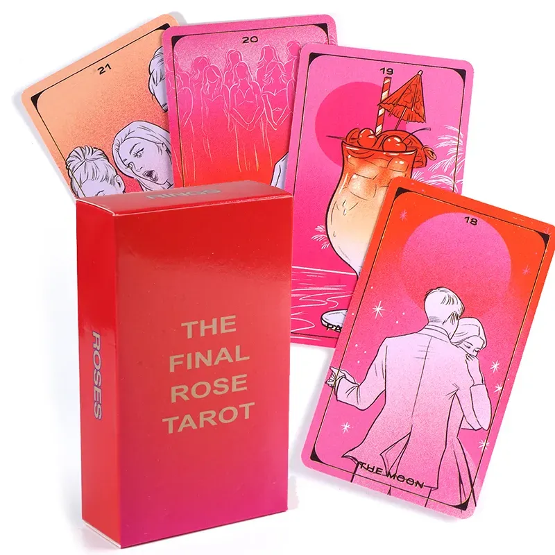 Final Rose Tarot 78-Card Deck with PDF Guidebook for Fortune
