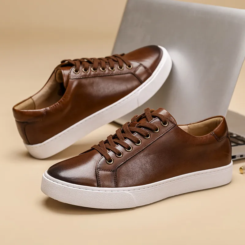 Invernali ElegantiScarpe Da Uomo Stringate Classiche In Pelle