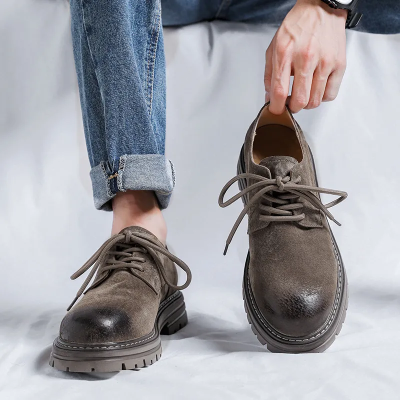 Luxury Brand Oxford Shoe Mens Outdoor Wear Resistant Cattle  display picture 1